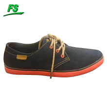 new design men flat canvas shoe